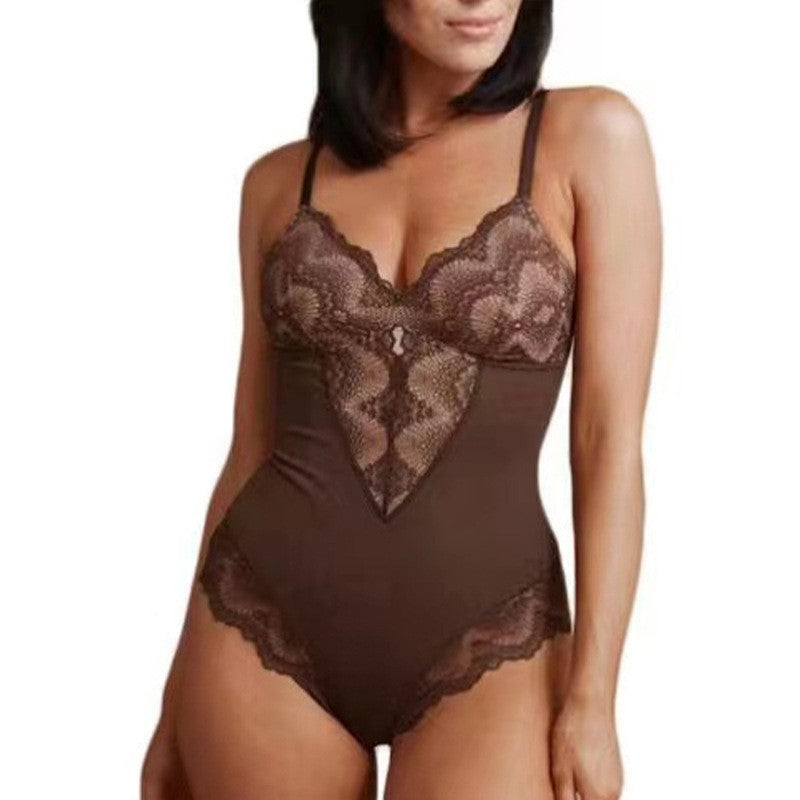 Body Modelador de Renda - Luxo Slim | + Brinde Calcinha Modeladora