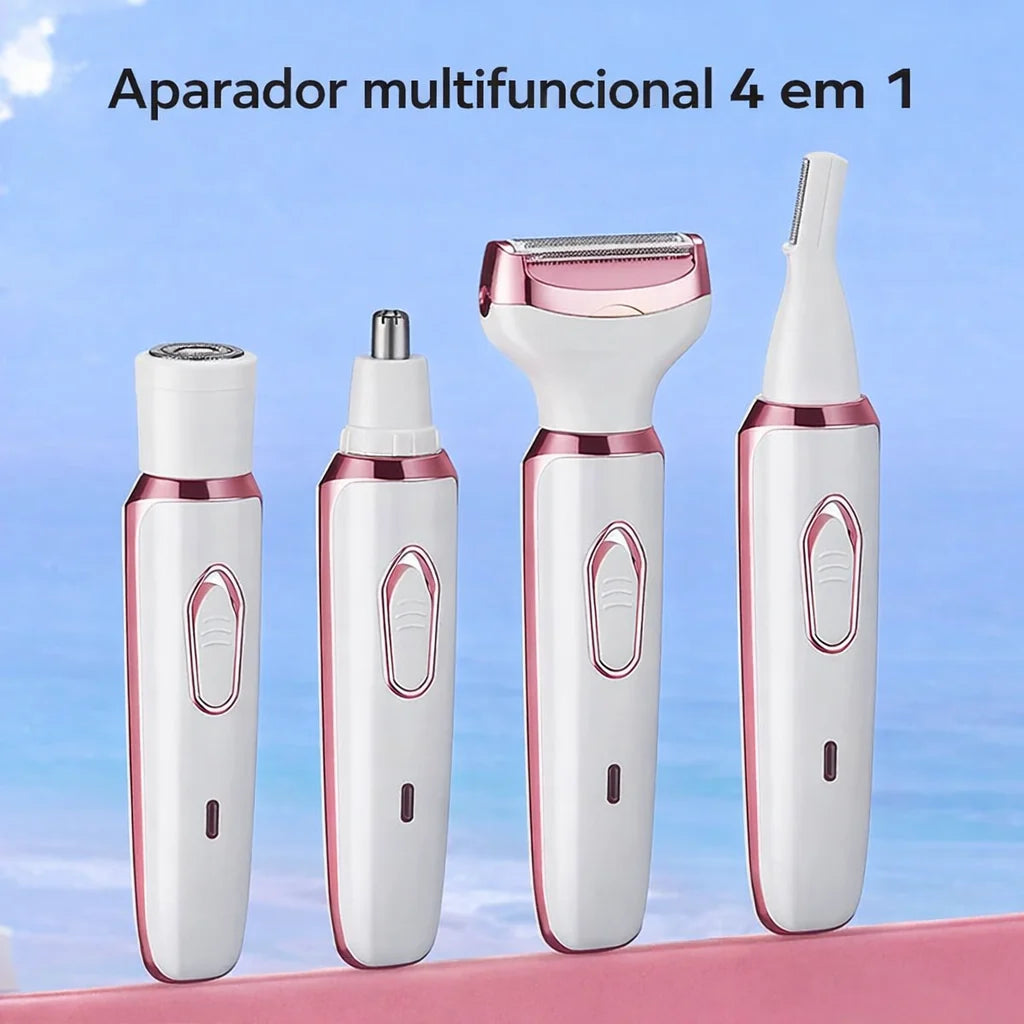 Depilador Elétrico 4 em 1 - DermaFlex™