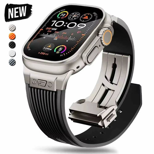 Sport Rubber Band for  Watch Ultra 3 2 49Mm Series 11 10 46Mm Soft Strap for Iwatch 9 8 7 6 5 4 SE 3 44Mm 45Mm Bracelet