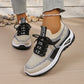 Tênis Feminino Slip-On com Amortecimento em Malha SportEase
