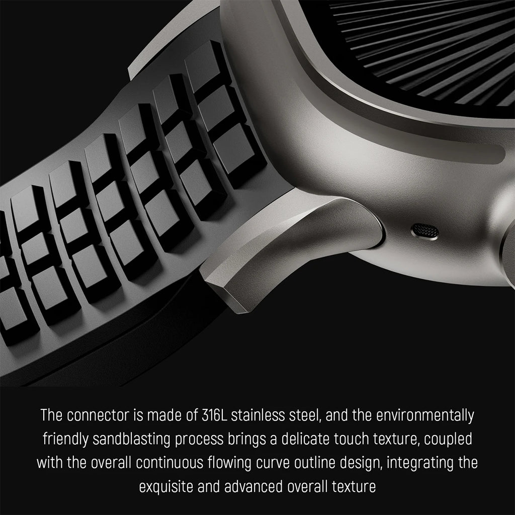Silicone Band for  Watch Ultra3 49Mm Strap Men Sport Bracelet for Iwatch 11 10 9 8 7 6 5 4 Se 46Mm 45 44Mm Correa Watchband