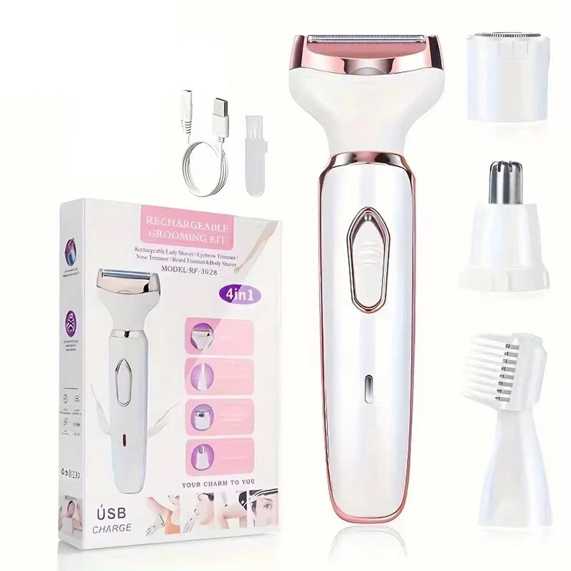Depilador Elétrico 4 em 1 - DermaFlex™