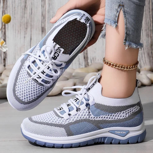 Tênis Feminino Slip-On com Amortecimento em Malha SportEase