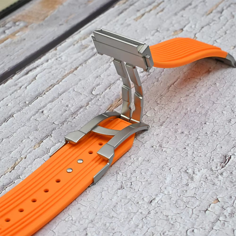 Sport Rubber Band for  Watch Ultra 3 2 49Mm Series 11 10 46Mm Soft Strap for Iwatch 9 8 7 6 5 4 SE 3 44Mm 45Mm Bracelet