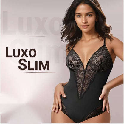 Body Modelador de Renda - Luxo Slim | + Brinde Calcinha Modeladora