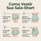 Shorts Saia Atena Fit™ / Proteção Feminina, Conforto e Liberdade em Cada Movimento!