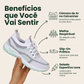 Tênis Feminino Slip-On com Amortecimento em Malha SportEase