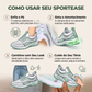 Tênis Feminino Slip-On com Amortecimento em Malha SportEase