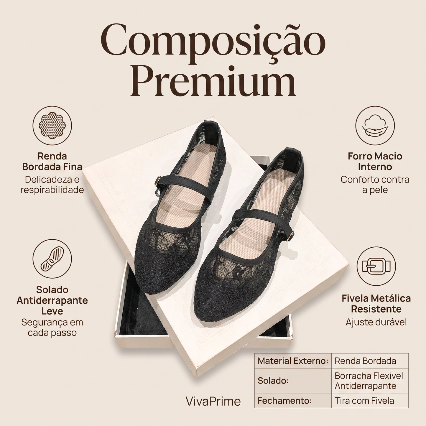 Hxprnoetxy Sapatilhas Bailarina Elegantes de Bico Quadrado em Renda com Laço, em Tela, Respiráveis, Transparentes, para Mulher